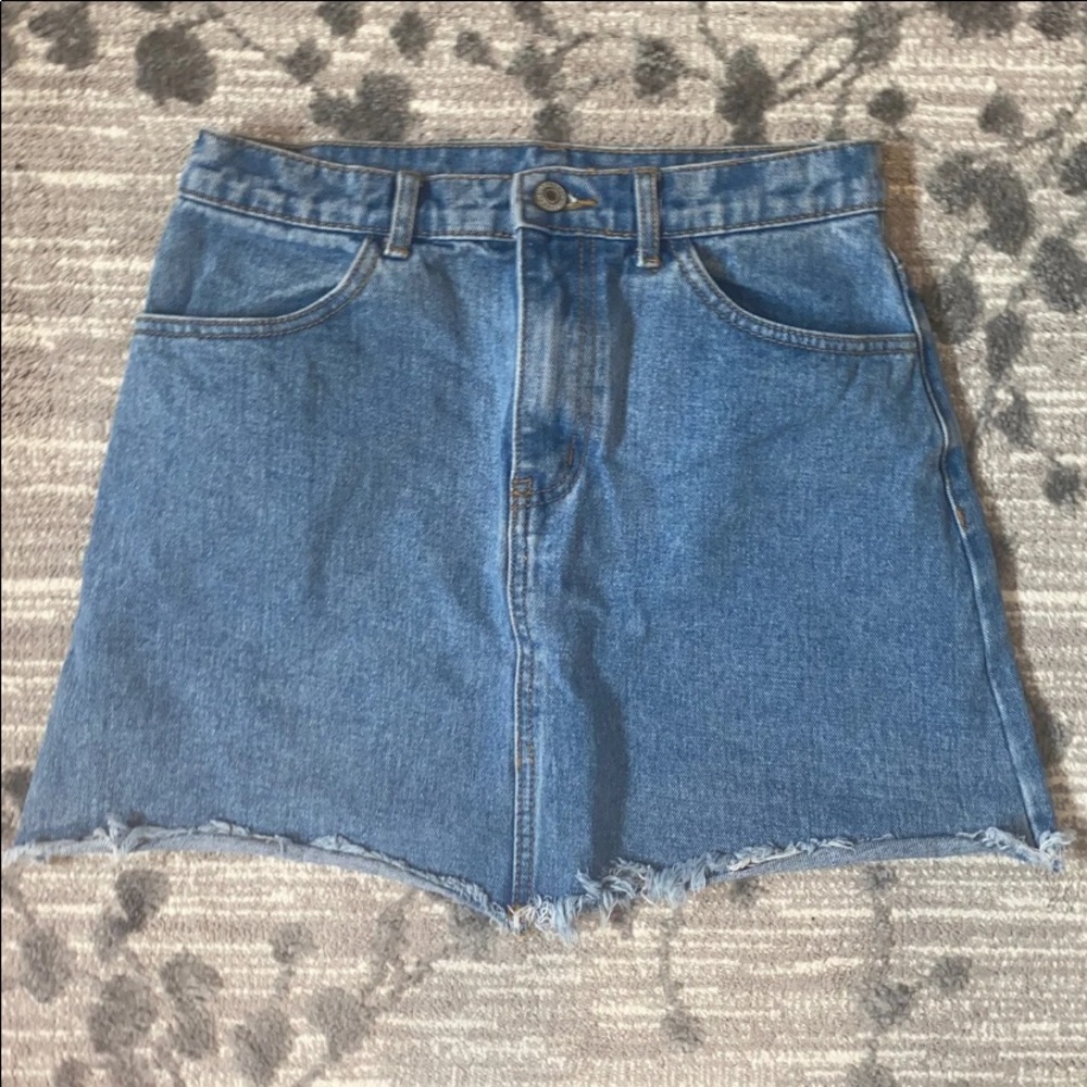 Blue jean skirt